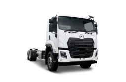 Condor White cab chassis truck on a plain white background.